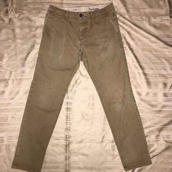 GAP Pants - GAP Lived In Skinny Khakis 31x30